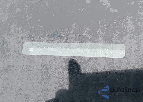 2013 Toyota Rav4 Le from USA, damaged, VIN 2T3BFREV7DW005634